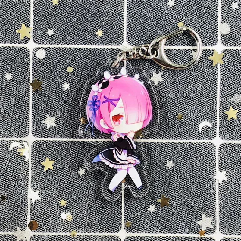 Мультяшный брелок аниме Re:Life In A другой мир от Zero милые аксессуары сестры Рем и Рам