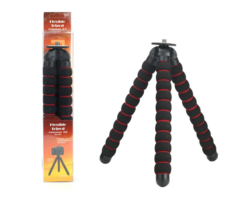 L средний большой размер камеры Gorillapod штативы нагрузка 1,2G 3g монопод Гибкий штатив мини путешествия открытый цифровая камера s Hoders - Цвет: L Sponge bracket