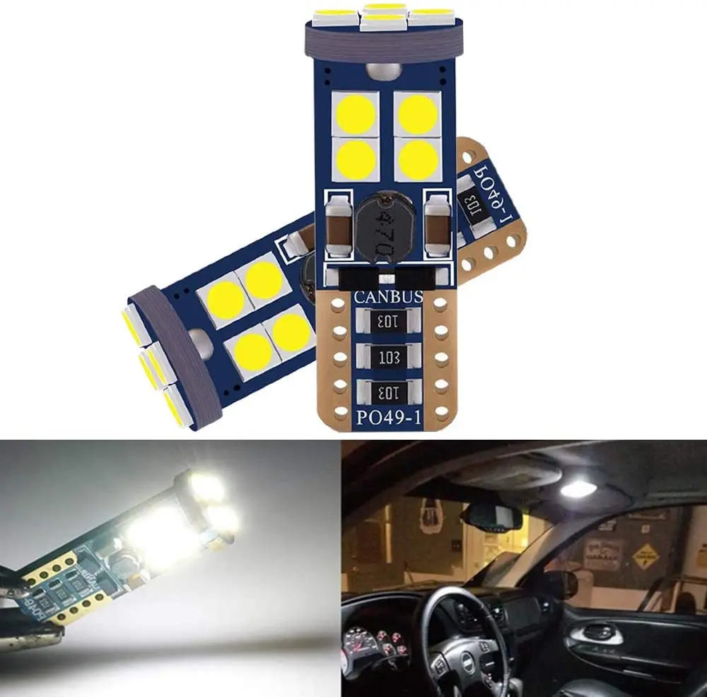 2-Pcs T10 194 168 921 белые светодиодные с Canbus светильник лампы 12V-18V 3030 12 светодиодов SMD автомобиля Replacet для 168 2825 обратный Боковой габаритный фонарь, светильник 2-Pcs T10 194 168 921 белые светодиодные с Canbus светильник лампы 12V-18V 3030 12 светодиодов SMD автомобиля Replacet для 168 2825 обратный Боковой габаритный фонарь, светильник