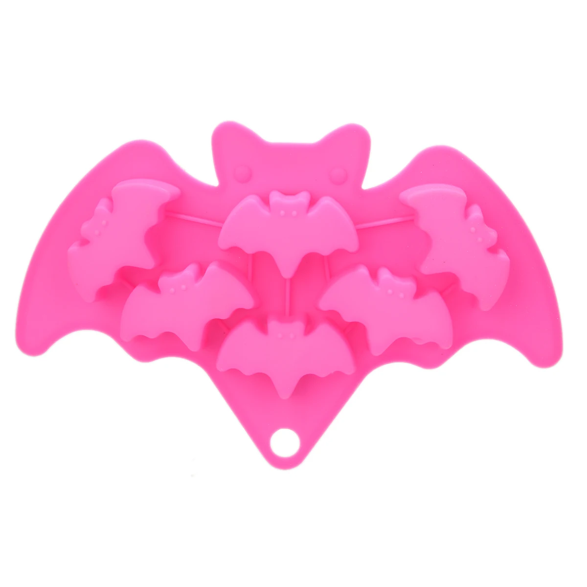 Bat 1 комплект формы на Хэллоуин ведьмы кости призрачная летучая мышь силиконовая помадка Гибкая Хэллоуин торт плесень мыло формы украшения инструменты цвет случайный - Цвет: Bat