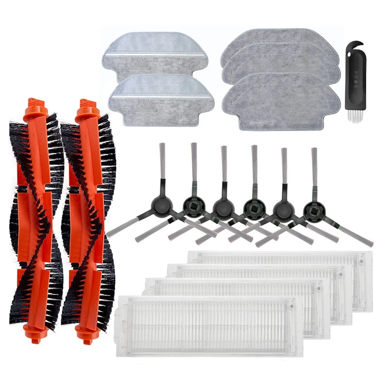 

SANQ Hepa Filter Mop Cloth Roller Spin Brush for Xiaomi Mijia LDS / STYJ02YM for Viomi V2 PRO V3 Robot Vacuum Cleaner