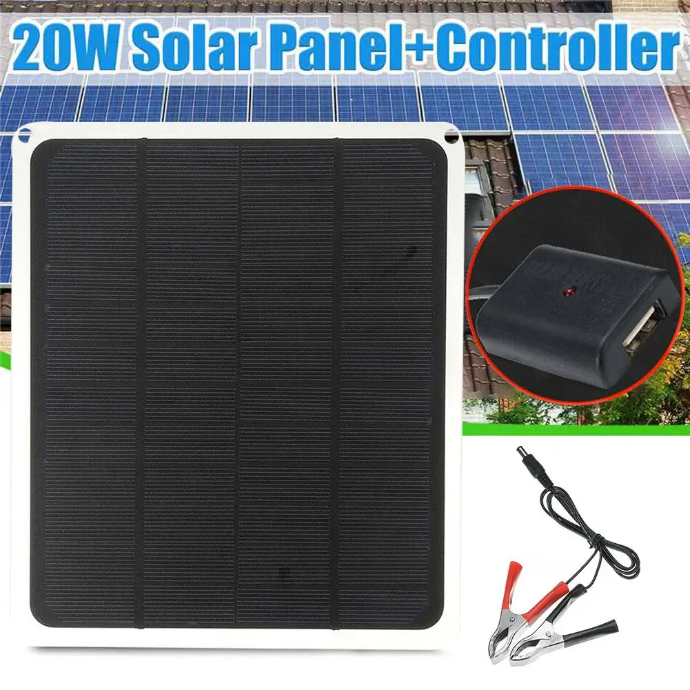 Зарядное устройство для телефона 20 Вт 12 В лодки кемпинга с одним кристаллом