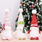 Рождественская бесцветная кукла, светящаяся ламсветильник ка для дома, гном, Рождественское украшение 2021, Рождество, Новый год