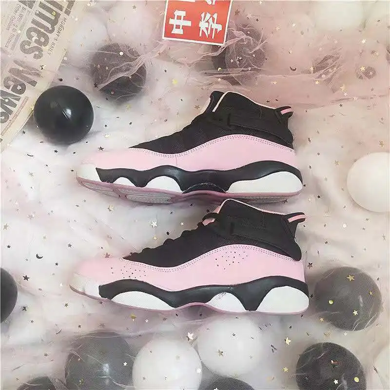 Новейшая модель женские модные 5S в стиле ретро цвет розовый синий кроссовки с