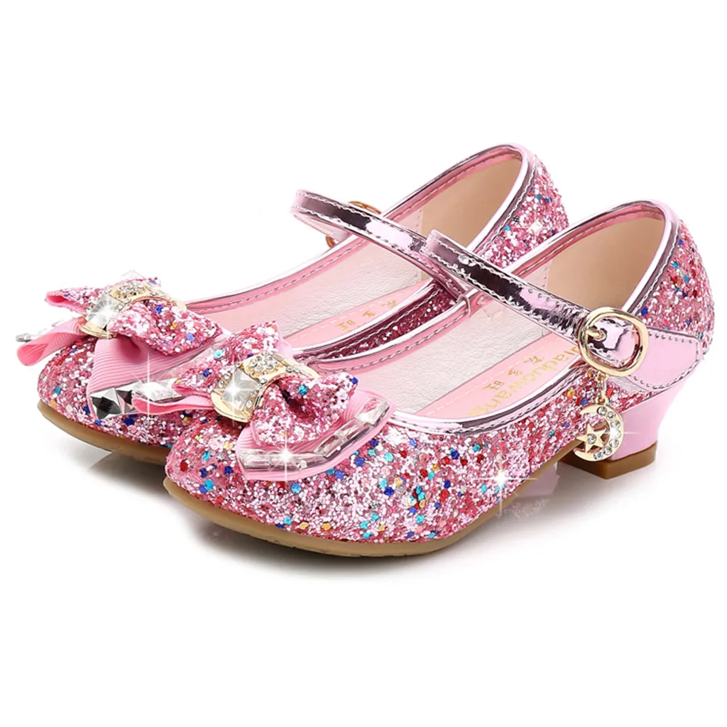 Детская обувь для маленьких девочек с жемчужинами и кристаллами принцессы
