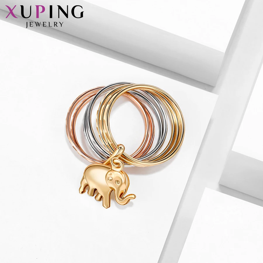 Xuping ювелирные изделия изысканное многоцветное кольцо со слоном для женщин