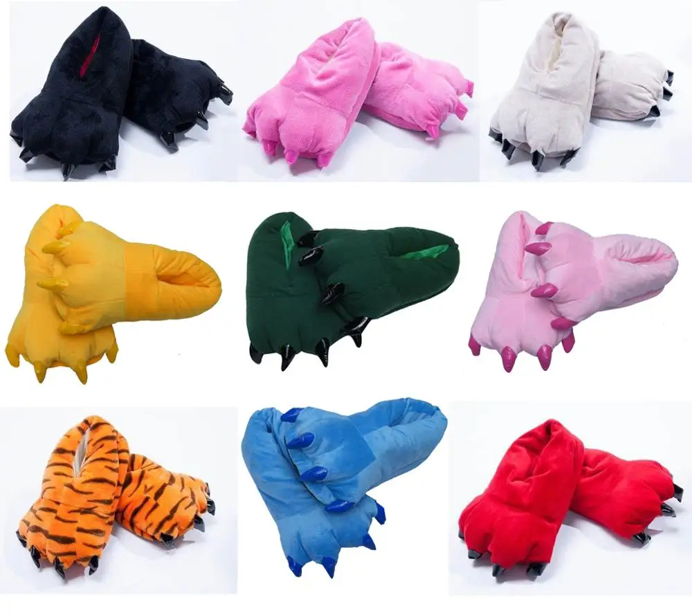 Тапочки кигуруми в виде животных для детей взрослых женщин мужчин мальчиков