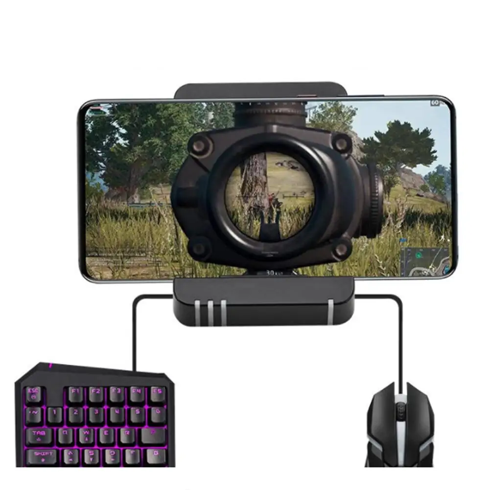 

New Mobile Gamepad Controller Gaming Keyboard Mouse Converter For Android Apple Phones to PC Bluetooth 4.1 Adapter Plug and Play