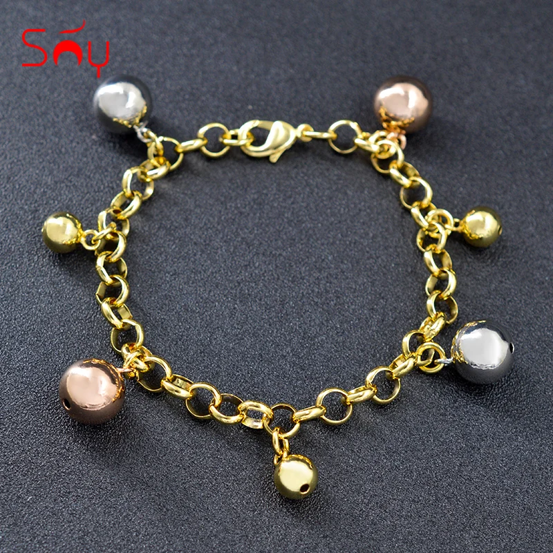 

Sunny Jewelry Charm Bracelets For Women Hand Chains Link Chain Beads Bracelets For Party Wedding Gift Trendy Jewelry Findings