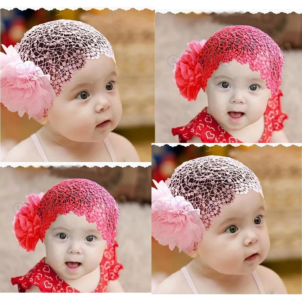 

Baby Headband Turban Flower Newborn Baby Girl Headbands Elastic Kids Toddler Hair Band haarband Baby Photography Accessories