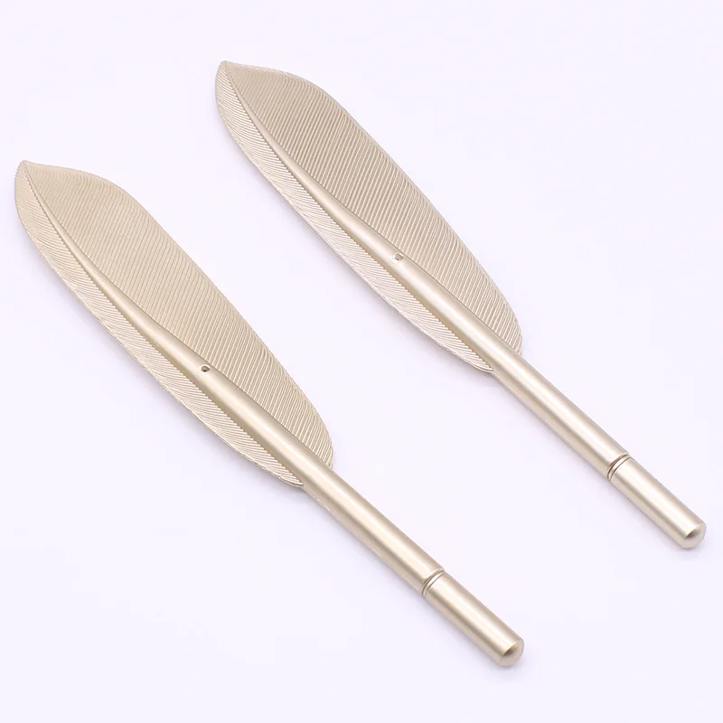 2PCS gold Красивые перьевые гелевые ручки 0,5 мм креативные каваи милые чернила для гелевой ручки ручка подарок школьные офисные принадлежности канцелярские принадлежности - Цвет: 2PCS gold