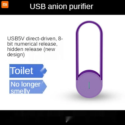 

Автомобильный очиститель воздуха xiaomi youpin USB, дезодорирующий и устраняющий запахи, с отрицательными ионами, освежитель воздуха для автомоби...