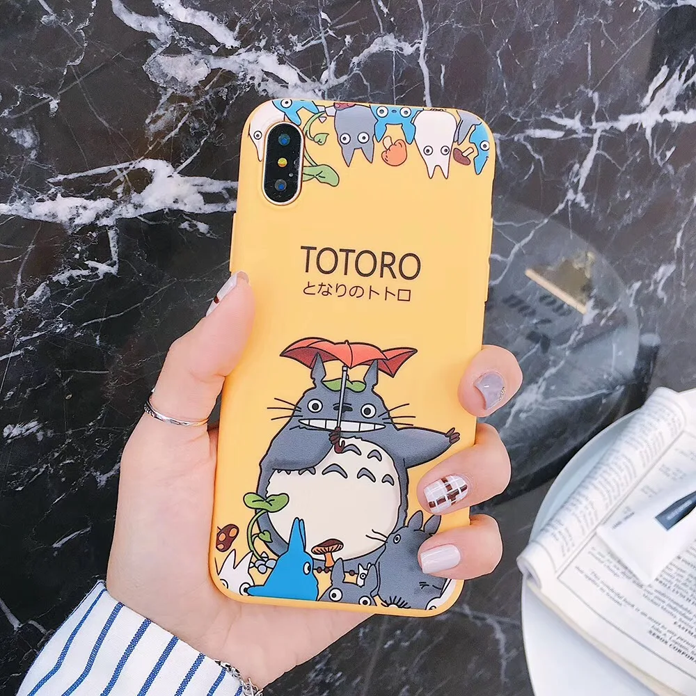 Японский классический мультяшный чехол для iPhone 12 6 6s 7 8 Plus 11 Pro X XS Max XR | Мобильные
