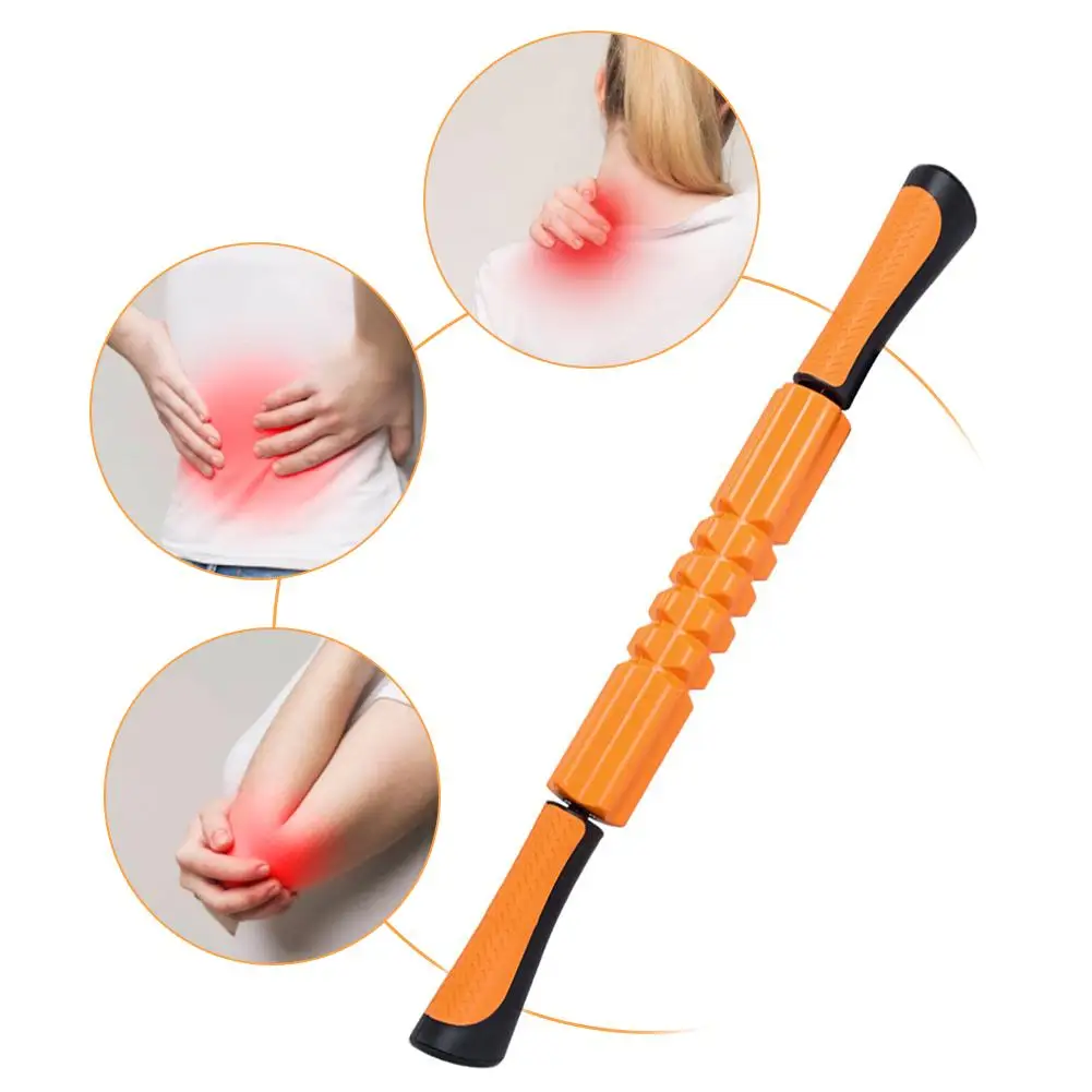

Spiky Yoga Massage Stick Point Stick Pilates Muscle Physical Therapy Relieve Massage Tool Fitness Equipment Yoga Roller