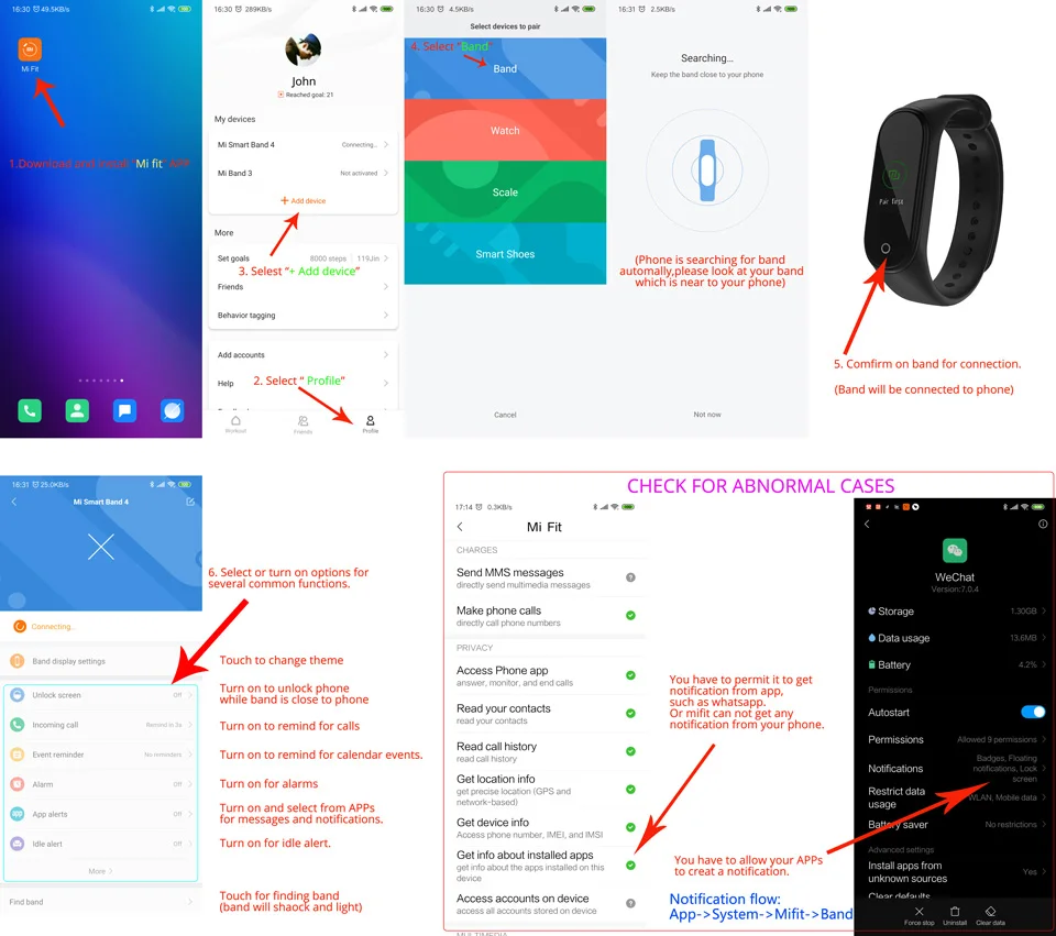 Глобальная версия Xiaomi Mi группа 4 Смарт Браслет miband 4 Фитнес отслеживание сердечного ритма браслет 3 цвета активно-матричные осид, Сенсорный экран 135 мАч