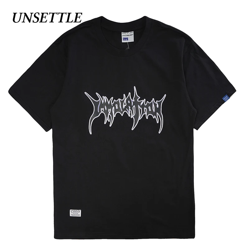 UNSETTLE 2020SS Футболка Harajuku Мужская/Женская футболка в стиле хип хоп с забавным