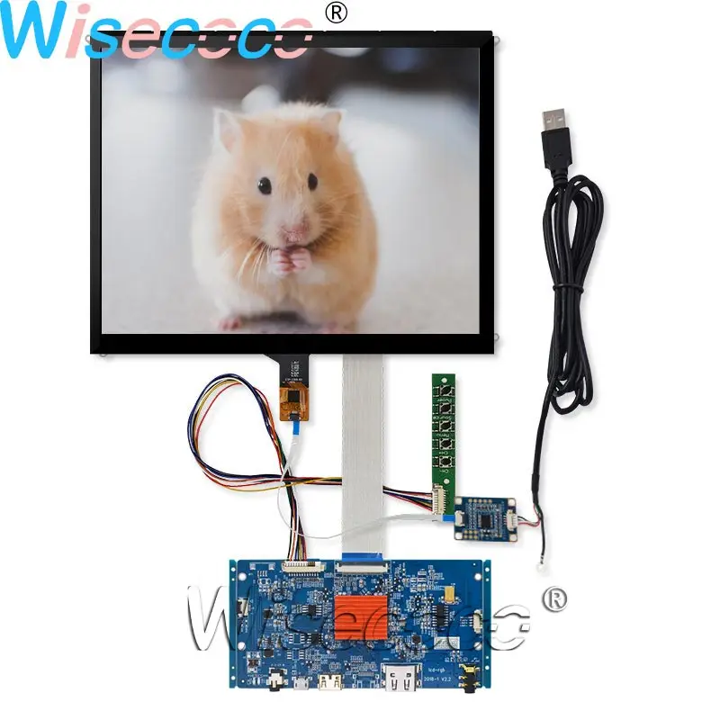 Wisecoco 9 7 дюймов 2K 2048*1536 IPS Retina монитор экран ЖК модуль Сенсорная панель HDMI