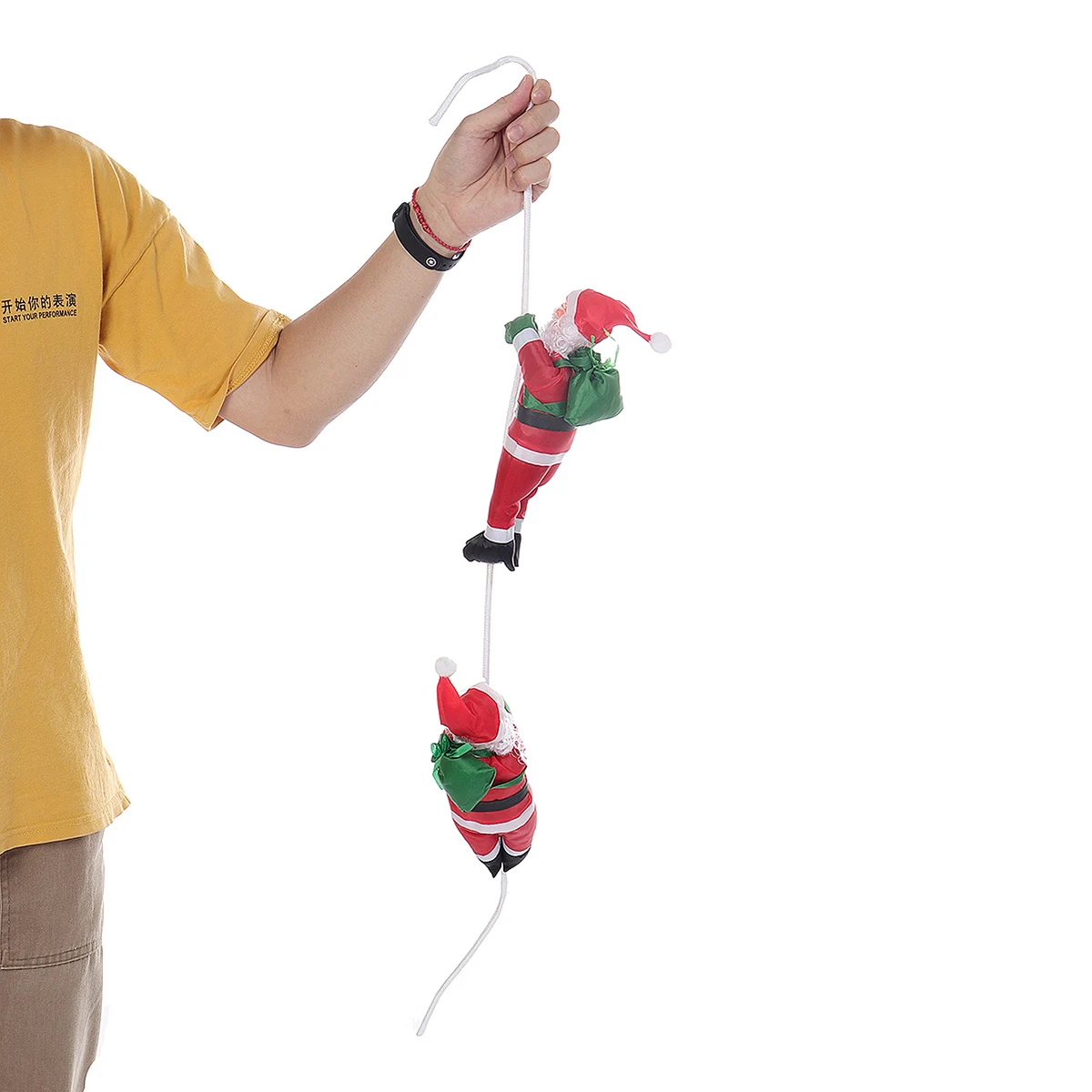 Веревка для скалолазания лестница Санта-Клаус рождественские украшения