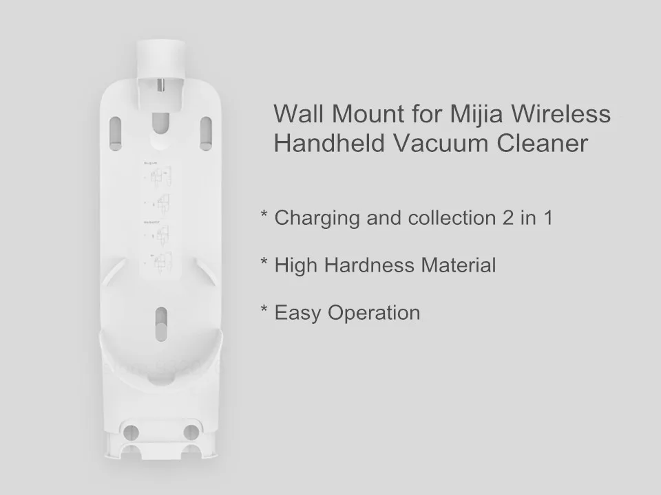 Xiaomi настенное крепление для MIJIA ручной беспроводной пылесос Зарядное устройство Док-станция и держатель для хранения 2 в 1