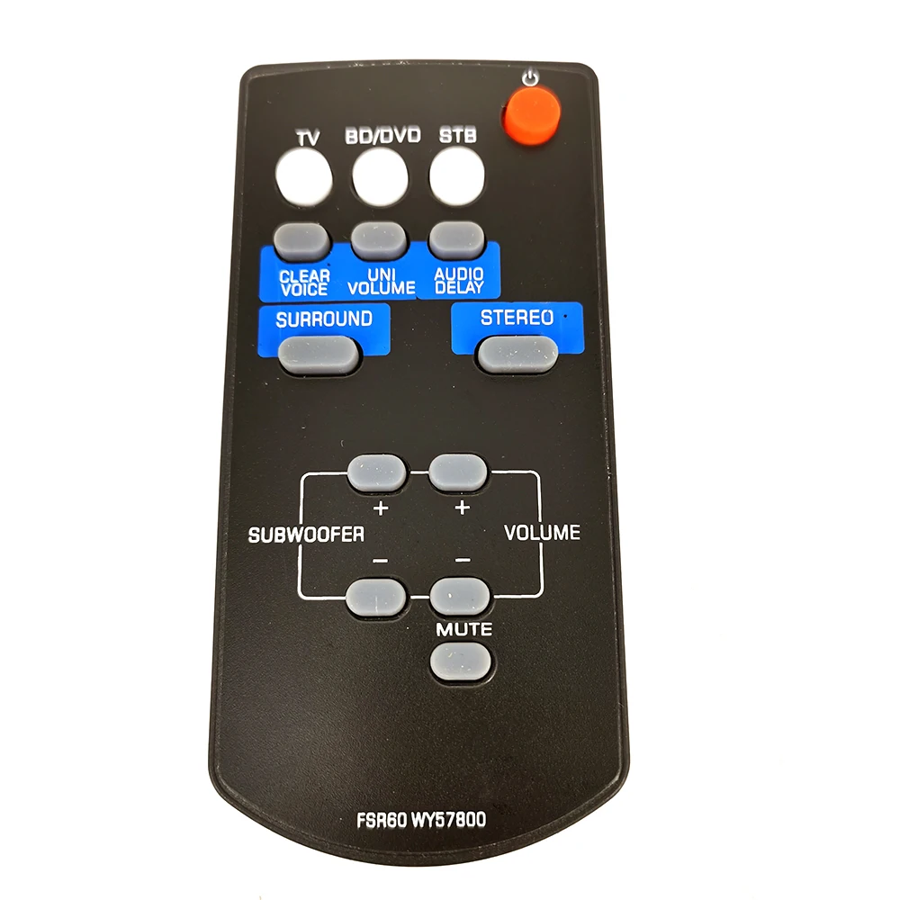 

NEW Replacement FSR60 WY57800 For Yamaha Sound Bar Remote Control ATS1010 YAS101 YAS101BL YAS-CU201 Fernbedienung