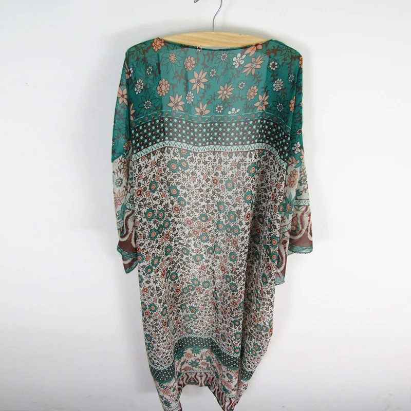 

Chiffon Beach Cover up Sarong Beach Dress Wrap Robe de Plage Bikini Cover up Pareo de Plage Beachwear Cover up