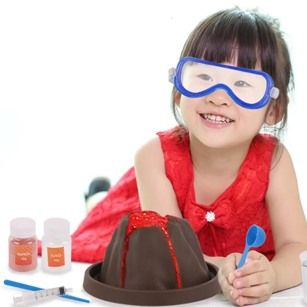 DIY светильник серый здание извержение вулкана модель научный эксперимент комплект Обучающие Детские игрушки DIY игрушки подарки для детей