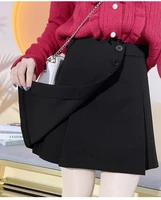 asymmetric vintage skirt black skirt skater skirt mini skirt vintage kawaii skirt harajuku skirt short skirt high waist skirt
