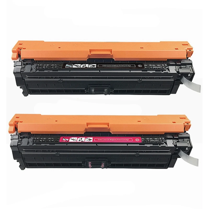 

2 шт. совместимый картридж с тонером для HP CE740A selселений HP 5225Dn 5220 Cp5225 Hp 307A 741742 цветовой барабан красно-черный