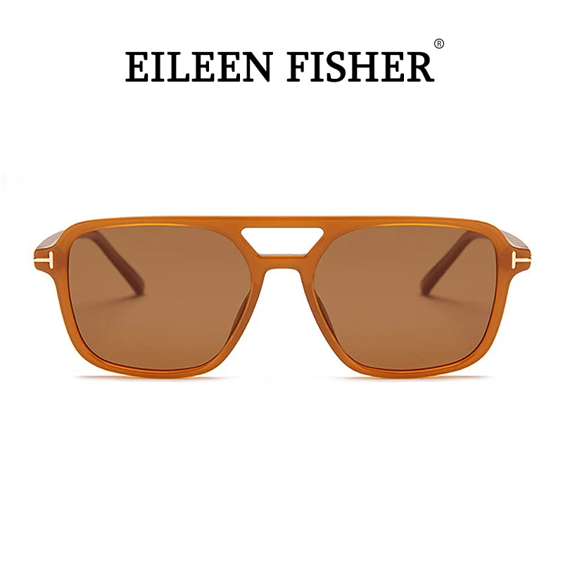 EILEEN FISHER солнцезащитные очки кошачий глаз женские и мужские пластиковая оправа