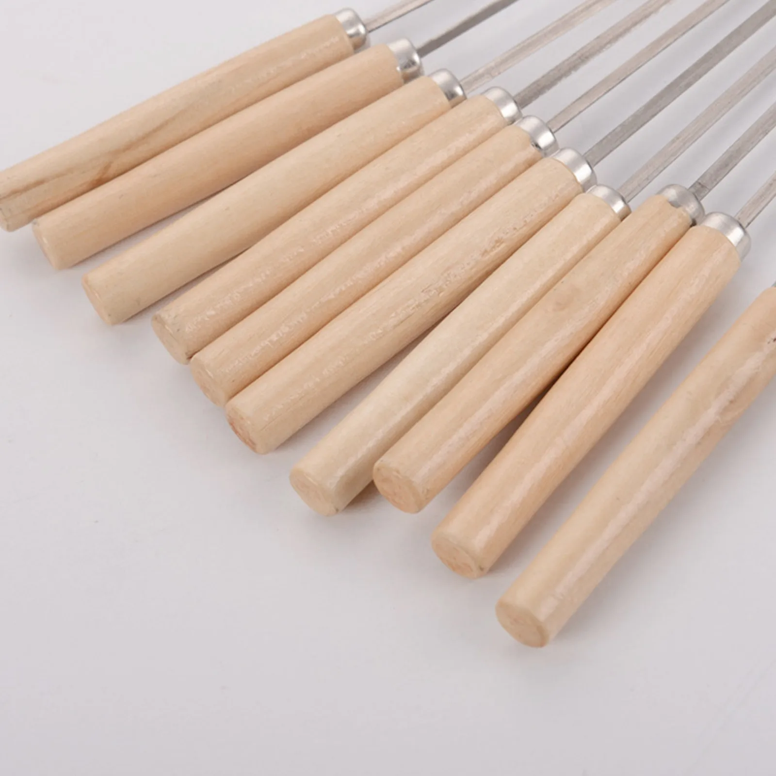 

10PCS Barbecue Sign Steel Sign Drill Tool Outdoor Stainless Steel RoundWood Home Kitchen ACcessories