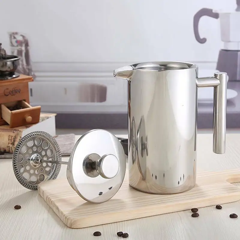 Френч пресс для приготовления кофе Best изолированный заварочный чайник из