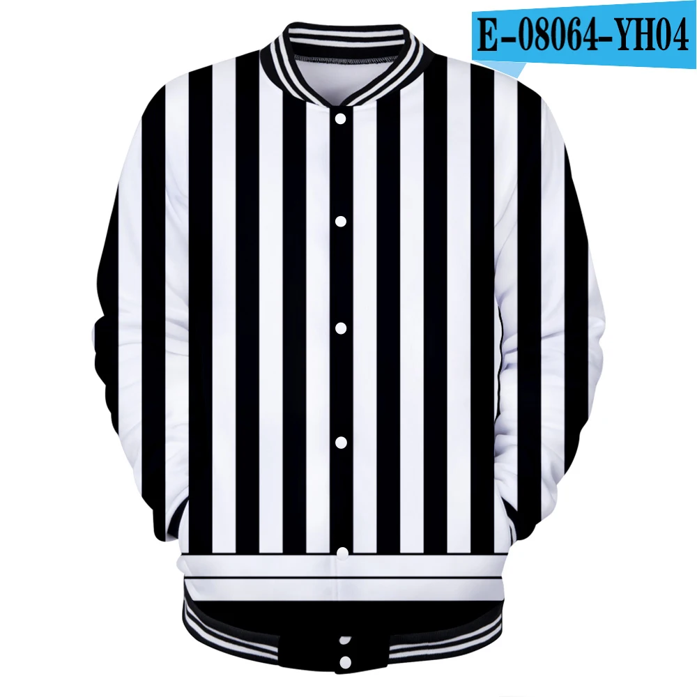 

3D Ghost Blade Baseball Jackets Print Coats Men Women Harajuku Jacket Comic Demon Slayer Fashion boys black Baseball Jacket