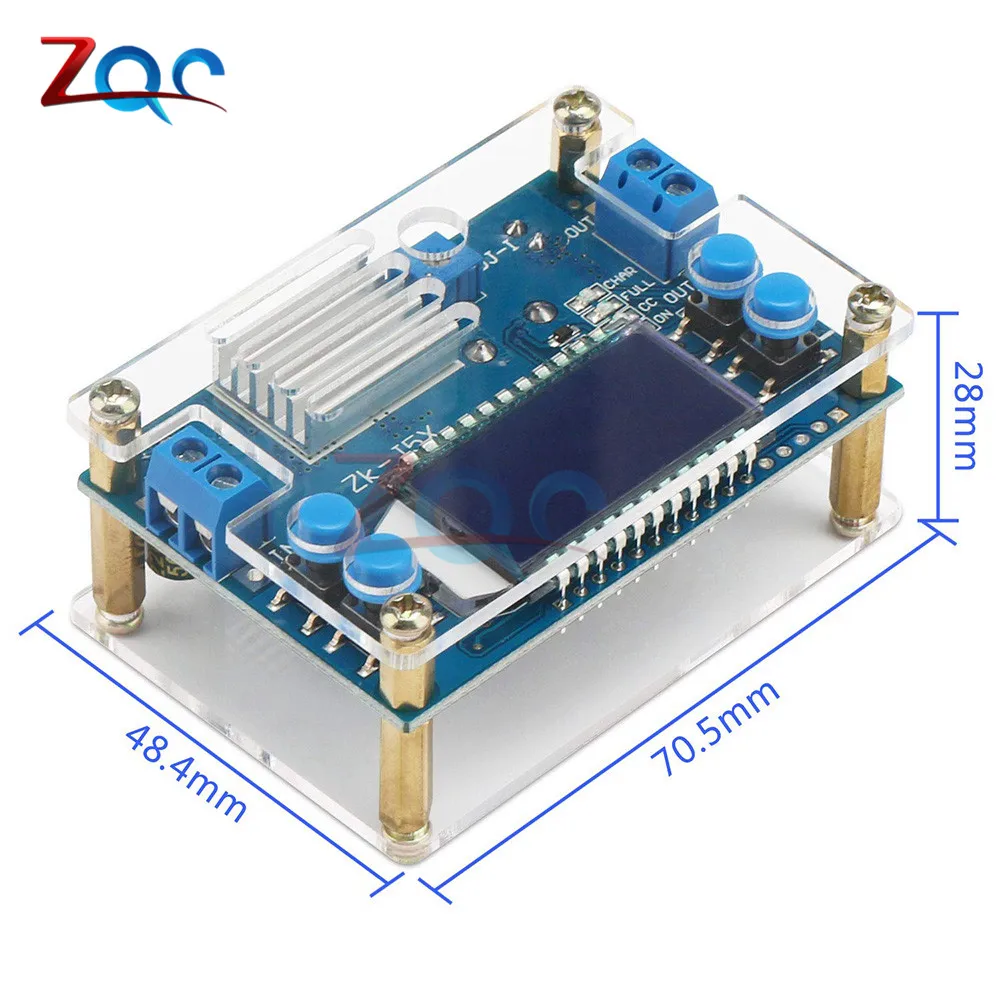DC понижающий 1,2-32 V 12V 24V 5A постоянный ток напряжения lcd цифровой дисплей Регулируемый понижающий блок питания регулятор напряжения