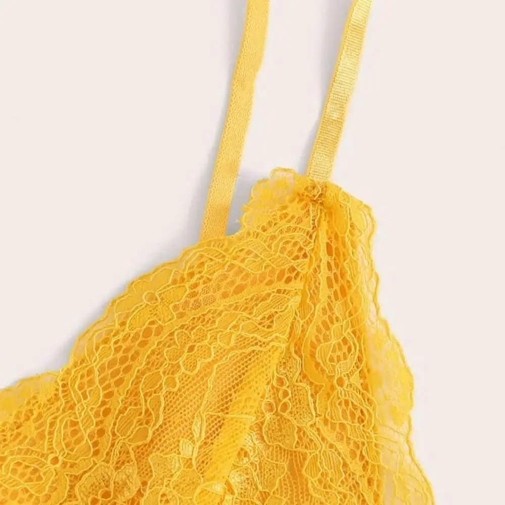 Plus Size Lace Bras Wireless Bralette for Women Lingerie Fitness Underwear Sexy Backless #15 | Женская одежда