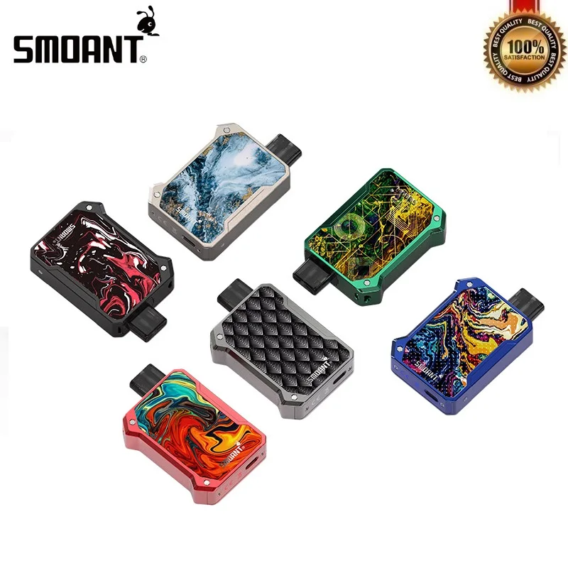 Оригинальный Smoant Battlestar детский Vape Pod Комплект 750 мАч 15 Вт 2 мл с 0.6ohm сеткой 1.2ohm Ni80