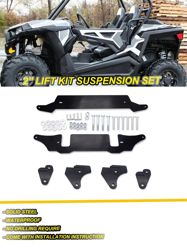 Передняя и задняя подвеска 2 дюйма подъемный комплект Посадка Polaris RZR 900 Trail/900 XC Edition