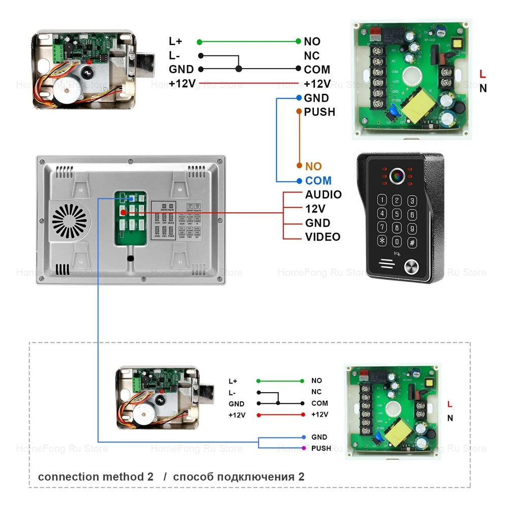 Система внутренней связи TUYA с Wi Fi умное живое приложение видеодомофон для дома