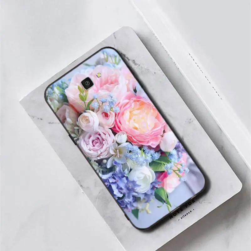 Babaite элегантный розовый фиолетовый пион цветок на вазе чехол для телефона Samsung