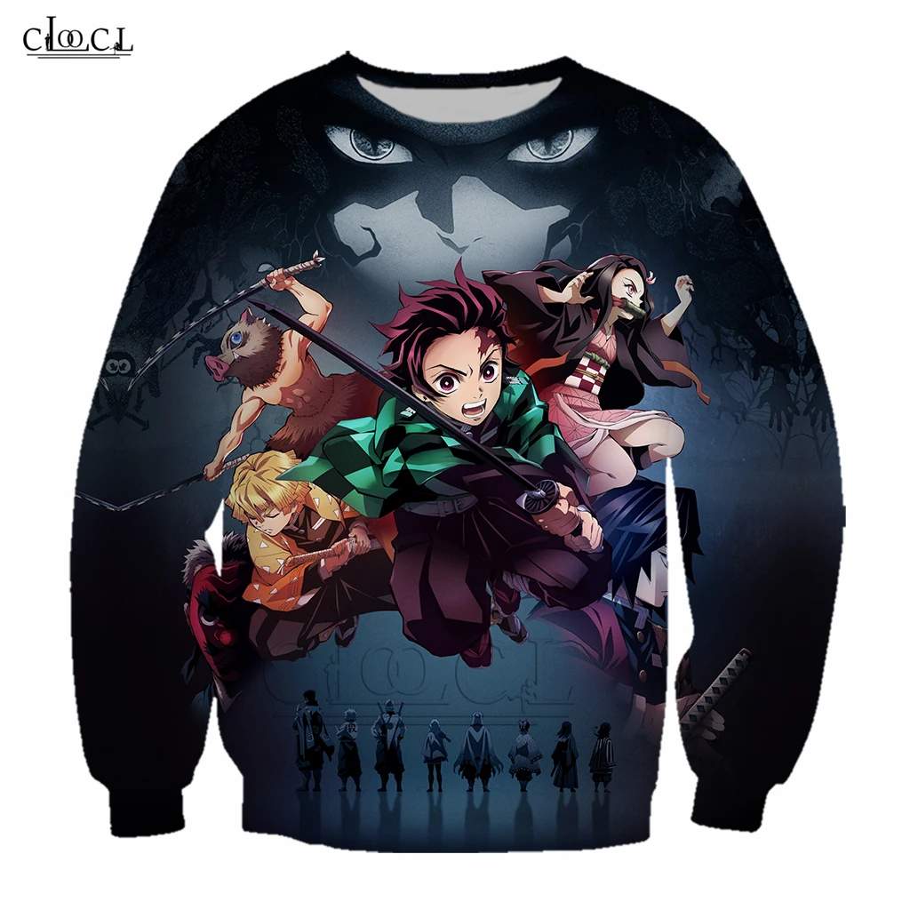 Модный свитшот для мужчин и женщин с аниме рассекающий демонов: Kimetsu No Yaiba