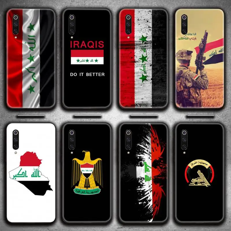 

Iraq Flag Phone Case for Xiaomi Mi Note 10 Lite Mi 9T Pro xiaomi 10 10 CC9 Pro