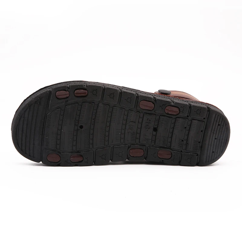

2021 Classic Men Soft Sandals Comfortable Men Summer Shoes Leather Sandals Soft Sandals Men Roman Comfortable Beach Shoes