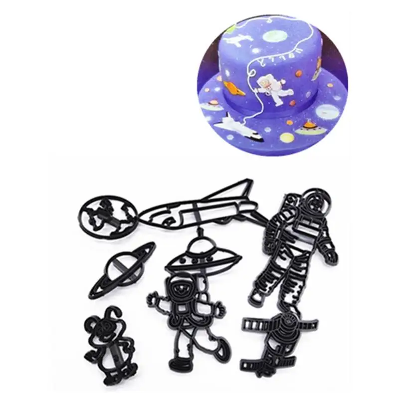 Новый бисквитный резак для тиснения пиратского пространства Летающий Динозавр