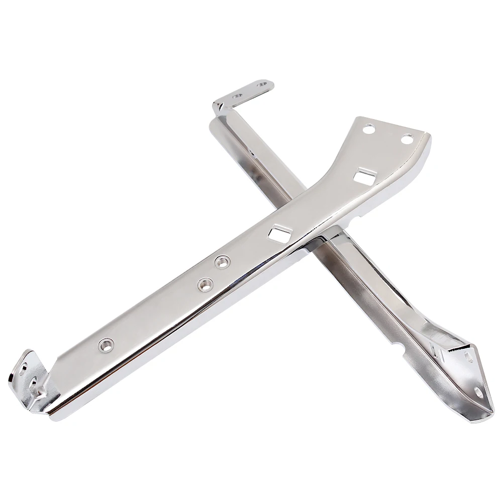Motorcycle Chrome Drag Heavy Duty Saddlebag Support Brackets For Harley Touring Electra Glide Ultra Classic FLHTCU EFI 1985-2008 |