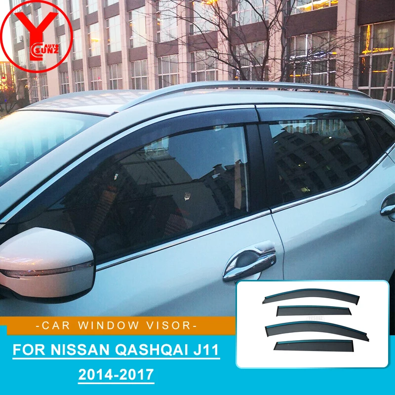 Дверной козырек для NISSAN Qashqai j11 Rogue 2014 2015 2016 2017 боковое окно шторка nissan qashqai