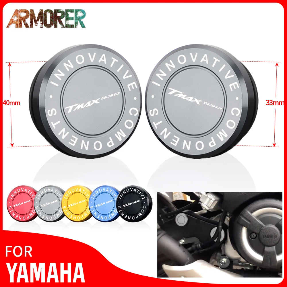 

Motorcycle CNC Aluminum Frame Hole Cover Protective Cap Accessories For Yamaha 530 SX 530 DX 2017 2018 2019 2020 2021