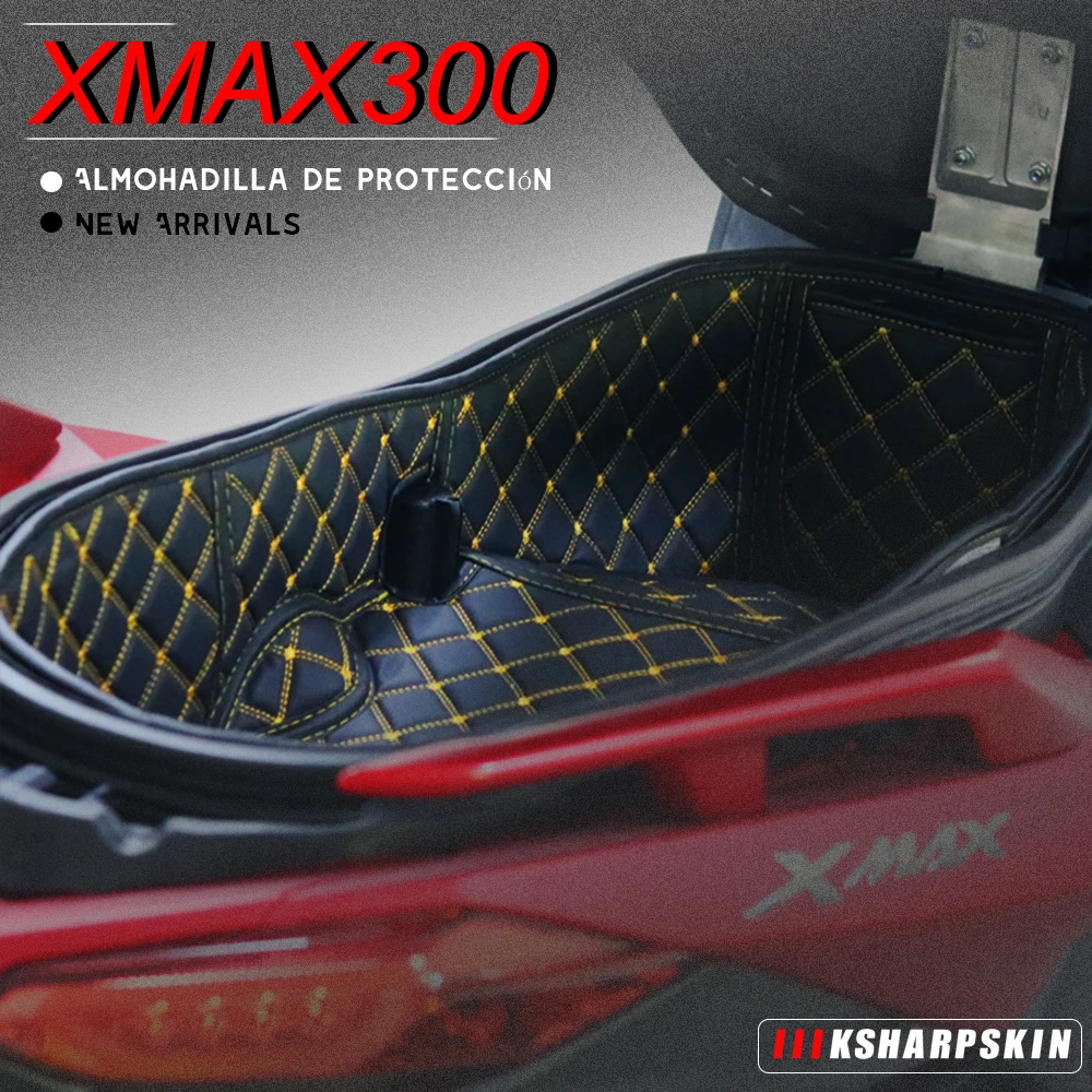 Enlarge New Motorcycle storage box leather accessories trunk lining Seat bucket protector for Yamaha X-MAX xmax 300 XMAX300 x max