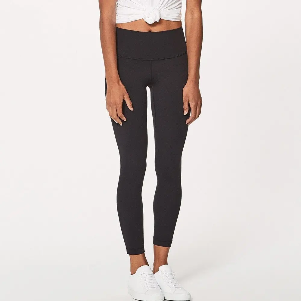 

lululemon- 1:1Versions Soft Naked-Feel lemon Athletic Fitness Leggings Women Stretchy High Waist Gym Sport Tights Pants