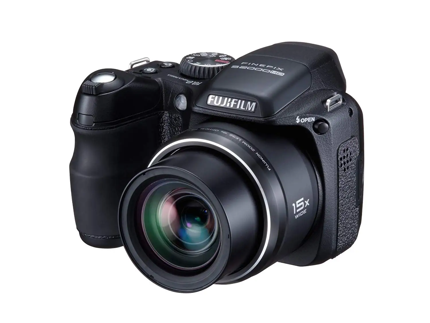Б/у Fujifilm FinePix S2000HD 10MP цифровая камера с 15x оптическим двойным стабилизированным