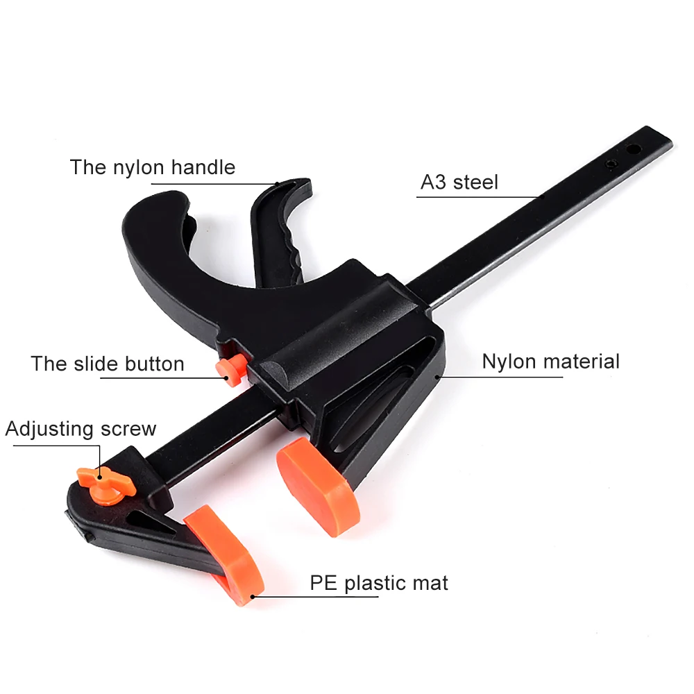 4 дюйма Пластиковые F зажимы набор бар зажим Быстрый трещотка релиз