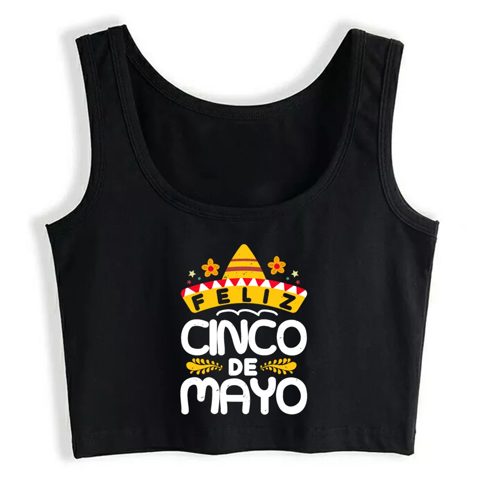

Crop Top Women Cinco De Mayo Emo Grunge Y2k Aesthetic Tank Top Female Clothes